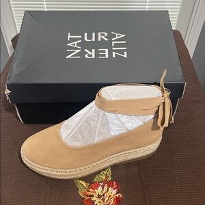 Naturalizer Women's Beige Espadrille Wedges